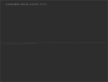 Tablet Screenshot of cannabis-bank-seeds.com